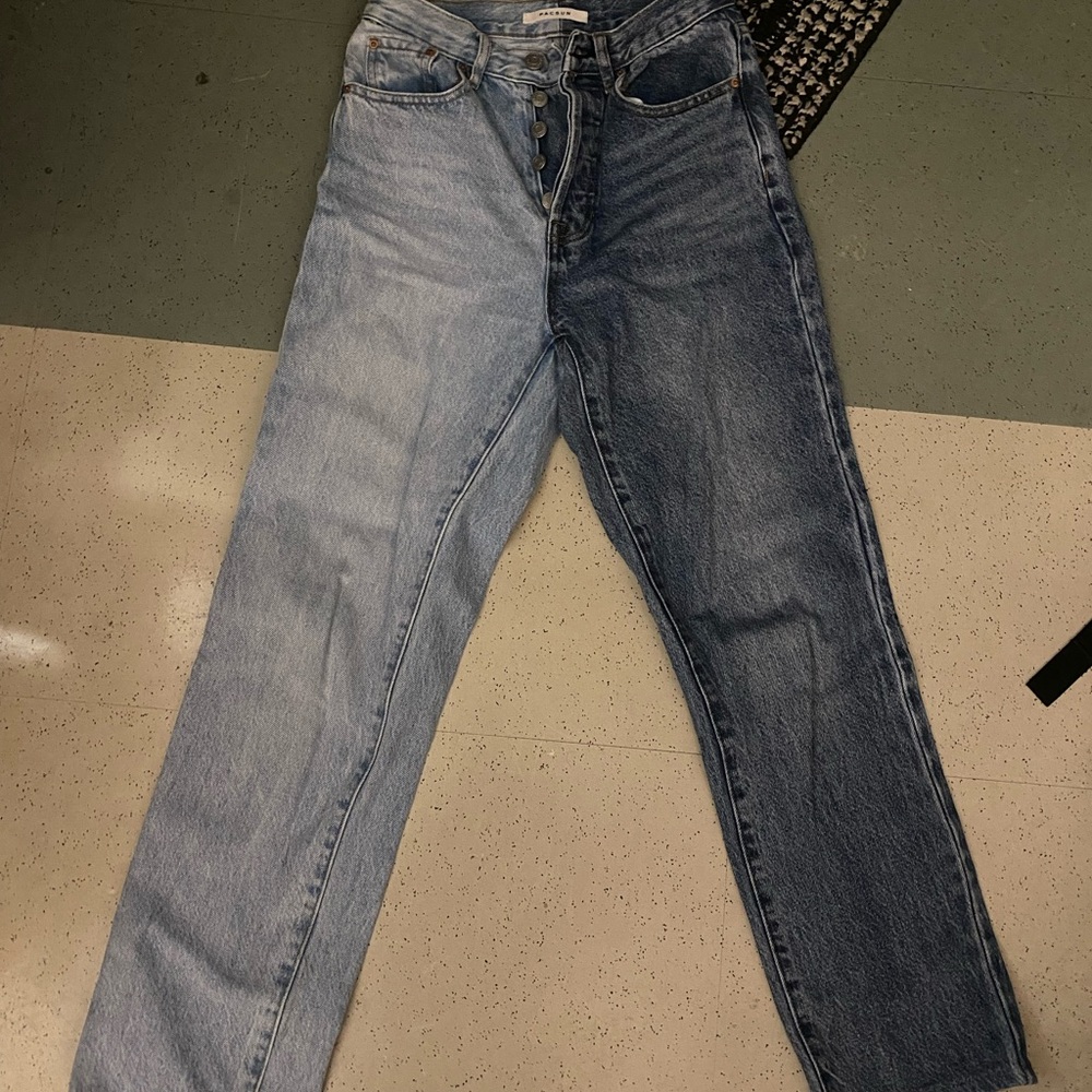 PacSun Two-Tone Dad Jeans